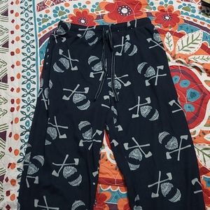 Dark blue pajama pants